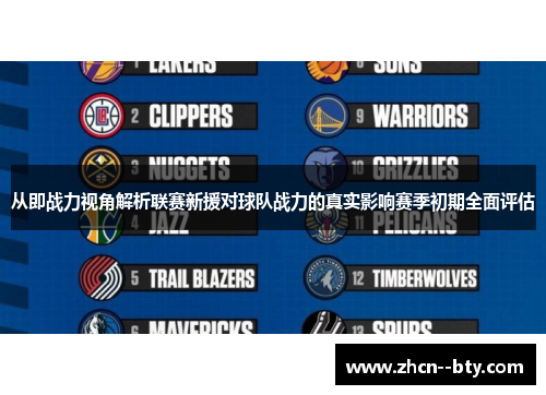 从即战力视角解析联赛新援对球队战力的真实影响赛季初期全面评估